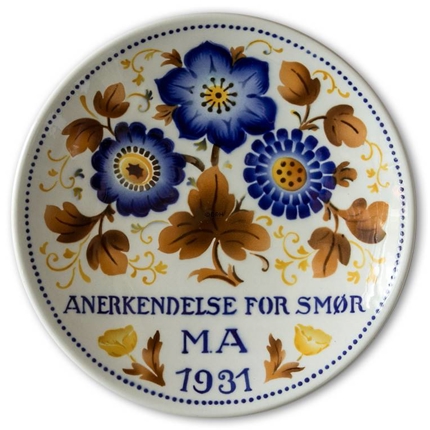 Danish Butter plate 1931