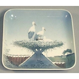 Dish with A Stork's Nest, Bing & grondahl no. 1024324 / 1300-6583