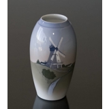 Vase med mølle, Bing & Grøndahl nr. 1302-6251