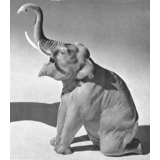 Elephant on its knees, Bing & Grondahl figurine