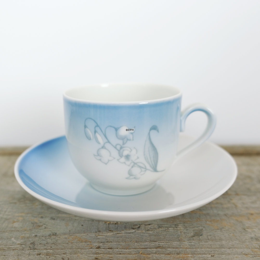 Convalla mit Untertasse, Bing & Gröndahl (mit Maiglöckchen) Nr. 305