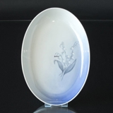 Oval dish Bing & Grondahl Convalla (with Lily of the Valley) no. 316