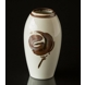 Vase med brun dekoration, Bing & Grøndahl nr. 158-5251