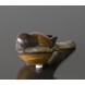 Pessimist, titmouse, Bing & Grondahl stoneware figurine No. 1635