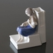 The little Match Girl with match holder, Bing & Grondahl figurine No. 1655