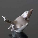 Crested tit, Bing & Grondahl bird figurine No. 1675
