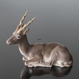 Antilope liegend, Bing & Gröndahl Figur Nr. 1693