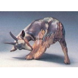 Goat licking, Bing & Grondahl stoneware figurine