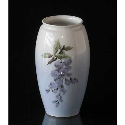 Vase with Wisteria 14cm, Bing & grondahl no. 172-5254