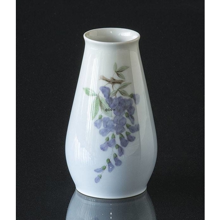 Vase mit Glyzinien 12cm, Bing & Gröndahl Nr. 172-5256