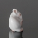 Lille hvid mus, Bing & Grøndahl figur nr. 1020419 / 1728