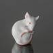 Little white mouse, Bing & Grondahl figurine no. 1020419 / 1728
