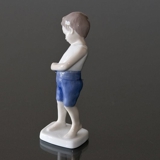 Toddler, Boy buttoning up trousers, Bing & Grondahl figurine No. 1759