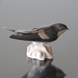 Swallow looking to the side, Bing & Grondahl bird figurine no. 1775