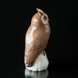 Small owl on plinth, Bing & Grondahl bird figurine no. 1800