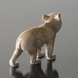 Brown bear cub standing inquisitively, Bing & Grondahl figurine No. 1804