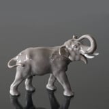 Elephant with its trunk raised, Bing & Grondahl figurine