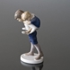 Junge trägt Mädchen auf dem Rücken, Bing & Gröndahl Figur Nr. 1848