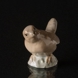 Wren looking up to the sky, Bing & Grondahl bird figurine No. 1853