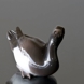 Tufted Duck looking up to the sky, Bing & Grondahl bird figurine No. 1855