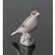 Hänfling ist aufmerksam, Bing & Gröndahl Vogelfigur Nr. 1887