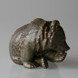 Bear sitting licking its paw Royal Copenhagen stoneware figurine No. 188