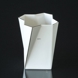Bing & Gröndahl Futura Vase Nr. 1922-5477 mit Silberdekor, Design: Else Kamp