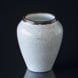 Craquele Vase mit Braunem Rand, Bing & Gröndahl Nr. 198