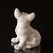 Bulldog puppy looking lazily to the side, Bing & Grondahl dog figurine No. 1983