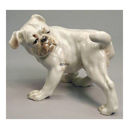 Bulldogge, Bing & Gröndahl Hund Figur nr. 1992