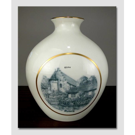 Vase with Nyborg motif, Bing & Grondahl no. 2001