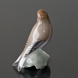 Hänfling schaut zur Seite, Bing & Gröndahl Vogelfigur Nr. 2020