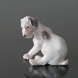 Sealyham Terrier sitting down, Bing & Grondahl dog figurine No. 2027