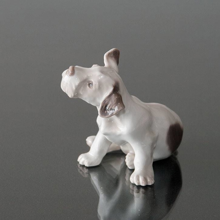 Sealyham Terrier looking up, Bing & Grondahl dog figurine No. 2028