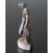 Woman with fishing net looking to the far, Bing & Grondahl figurine no. 2036