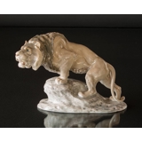 Large lion on stone, Bing & Grondahl figurine