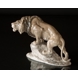 Large lion on stone, Bing & Grondahl figurine no. 2057
