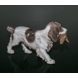 Apporting Cockerspaniel bringing back the prey, Bing & Grondahl dog figurine No. 2061