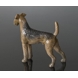 Airedale Terrier, Bing & Grøndahl hundefigur nr. 2099