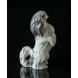 Pekingese Hund stehend, Bing & Grondahl Hund Figur Nr. 2101