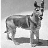 Stående Schæferhund, Bing & Grøndahl hundefigur nr. 2103