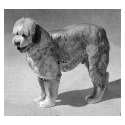 Old English Sheepdog, Bing & Grøndahl hunde figur nr. 2116
