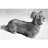 Skye Terrier, Standing, 25,5cm. Bing & Grondahl dog figurine