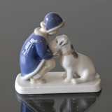 Girl with Dog, Bing & Grondahl figurine