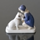 Girl with Dog, Bing & Grondahl figurine no. 2163