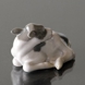 Calf lying down licking its back, Bing & Grondahl figurine no. 448 or 2168