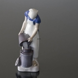 Girl pouring milk into a Milkcan, Bing & Grondahl figurine no. 452 or 2181