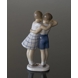Mädchen tröstet Junge, Bing & Gröndahl Figur Nr. 2182