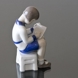 The First Line, sitting girl, Bing & Grondahl figurine no. 2184