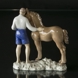 Boy with foal, Bing & Grondahl figurine no. 2195